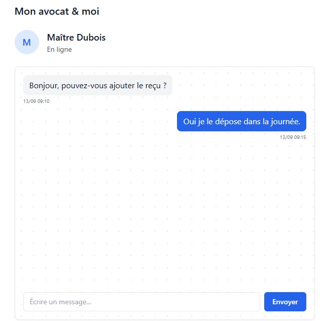 Chat avec Avocat